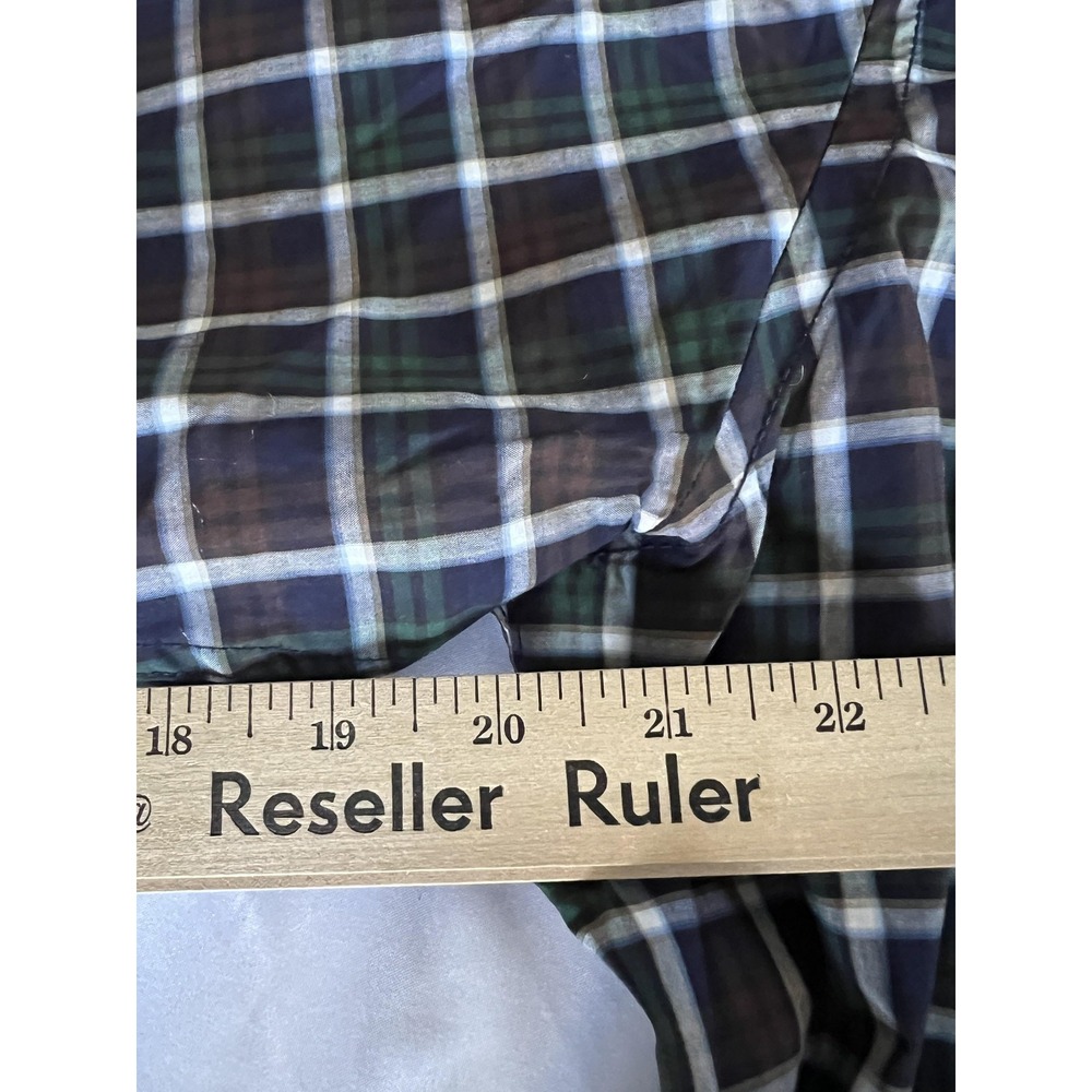 Bugatchi Shirt Mens Large Multi Color Plaid Long Sleeve Button Up Cotton Classic - Picture 13 of 14